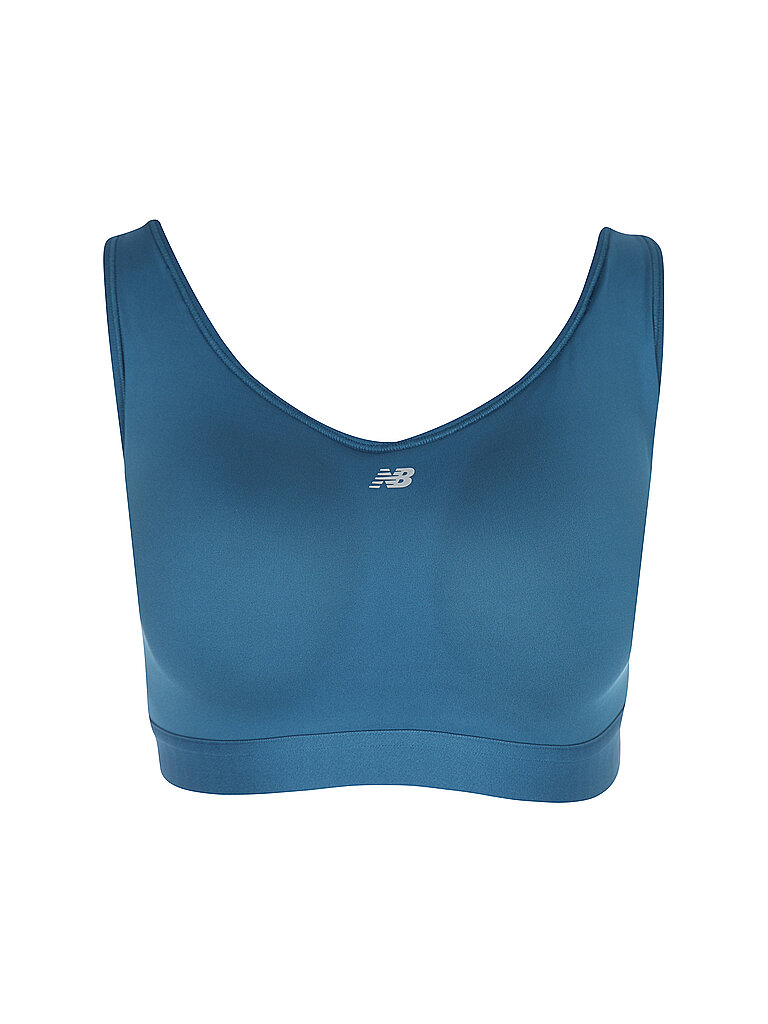 NEW BALANCE Damen Sport-BH Essential Run High Support blau | L (D-DD)